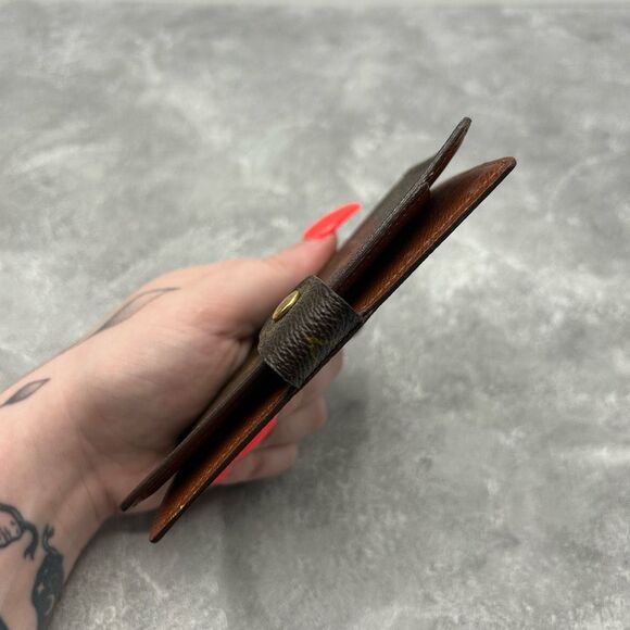 Louis Vuitton Monogram Etui Palm Cover Dark Brown Coated Canvas - Picture 9 of 16